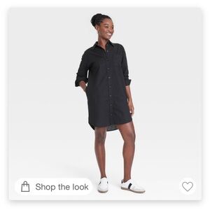 Black universal thread shirt, dress size L